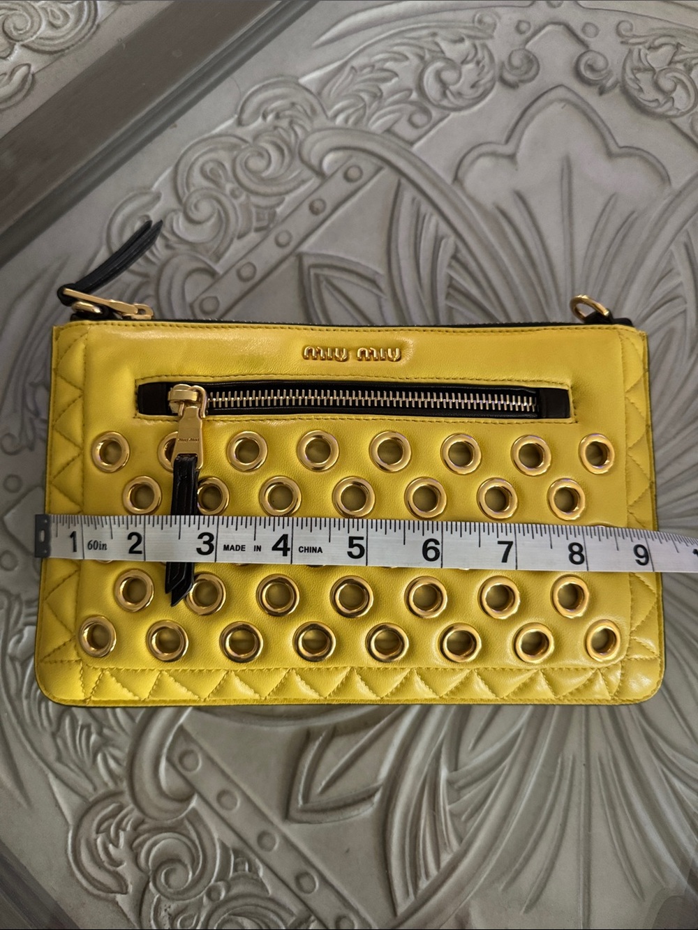 Miu Miu Nappa Vele Clutch - Picture 8 of 9